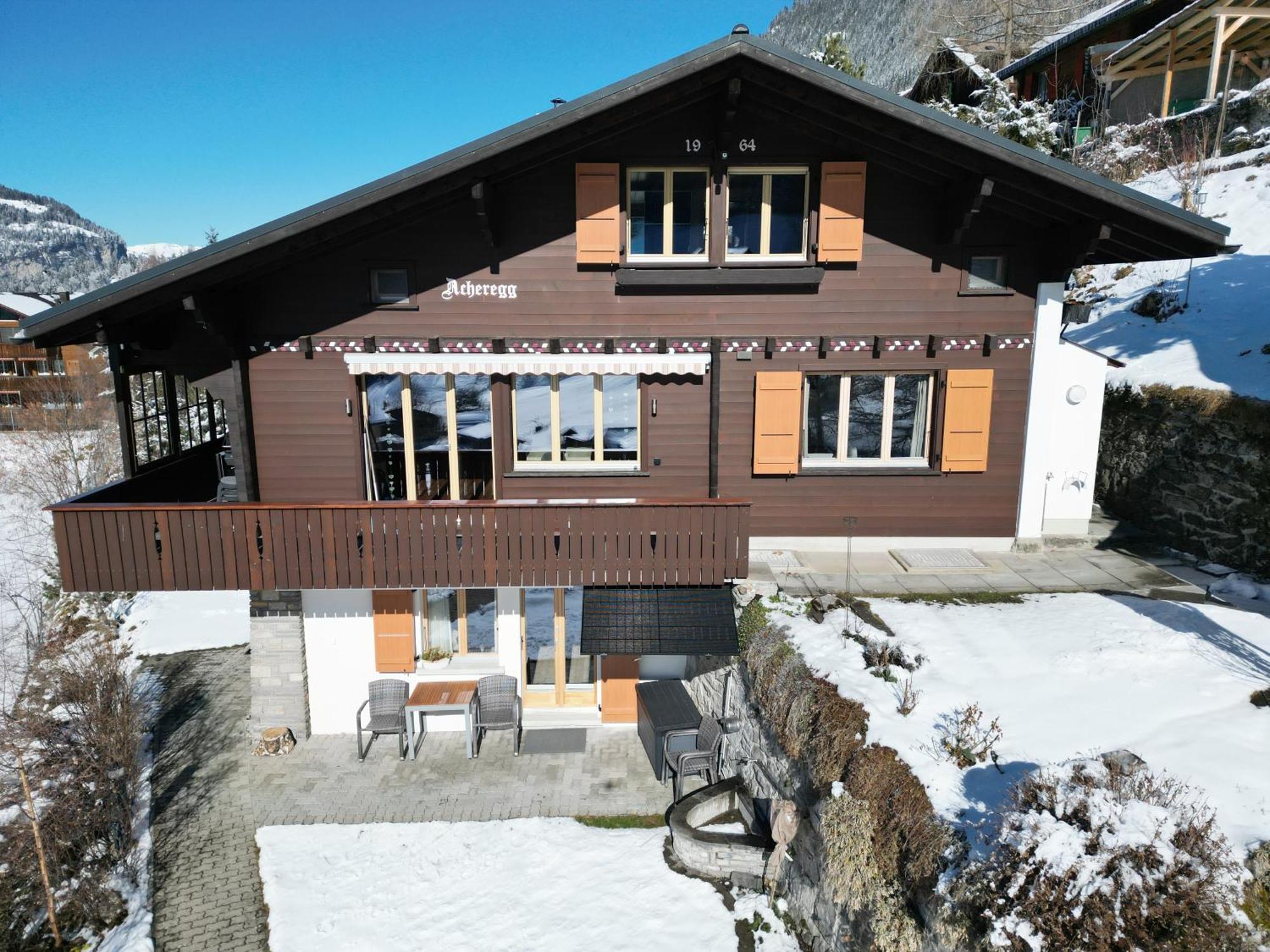Chalet Acheregg Wengen Exteriör bild