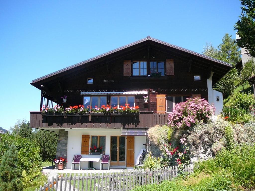 Chalet Acheregg Lägenhet Wengen Exteriör bild