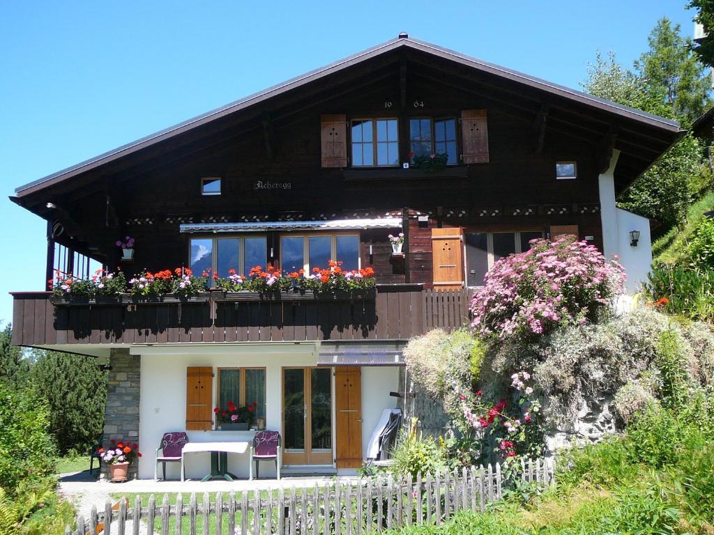 Chalet Acheregg Lägenhet Wengen Exteriör bild