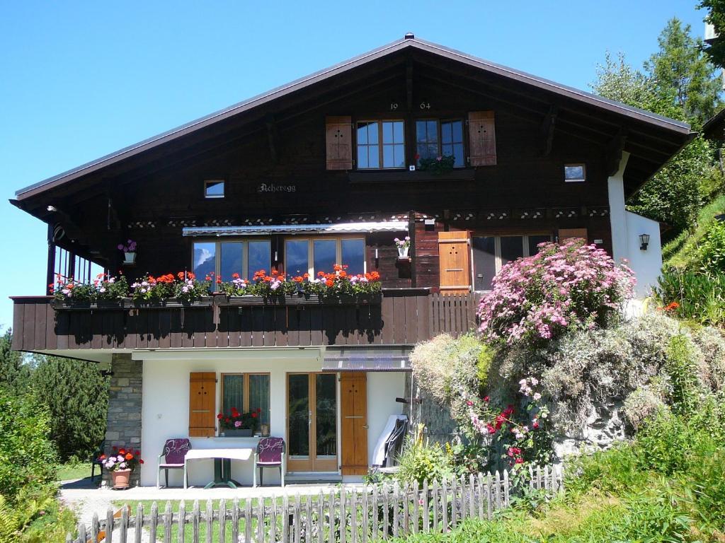 Chalet Acheregg Wengen Exteriör bild
