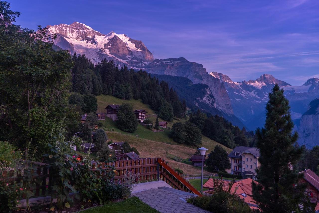Chalet Acheregg Wengen Exteriör bild