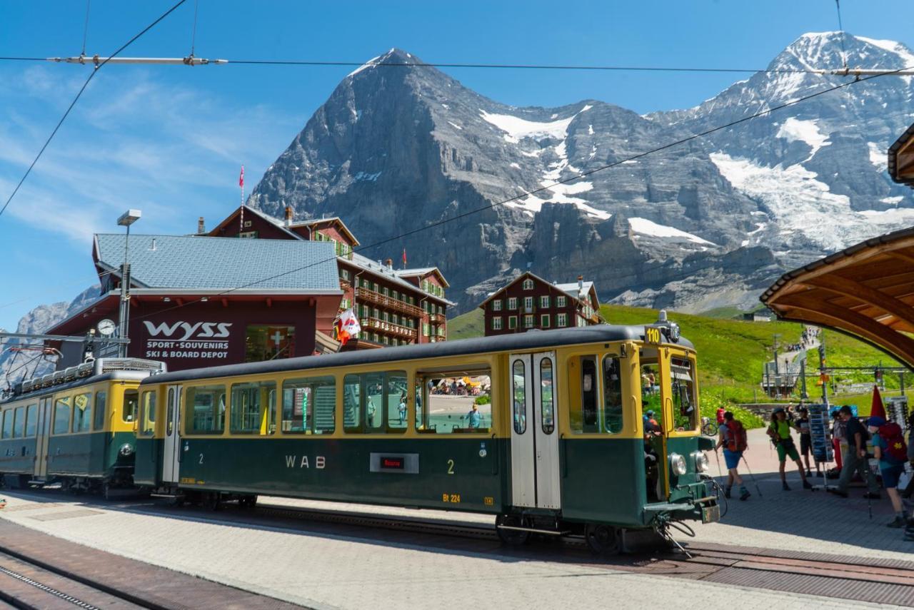 Chalet Acheregg Lägenhet Wengen Exteriör bild